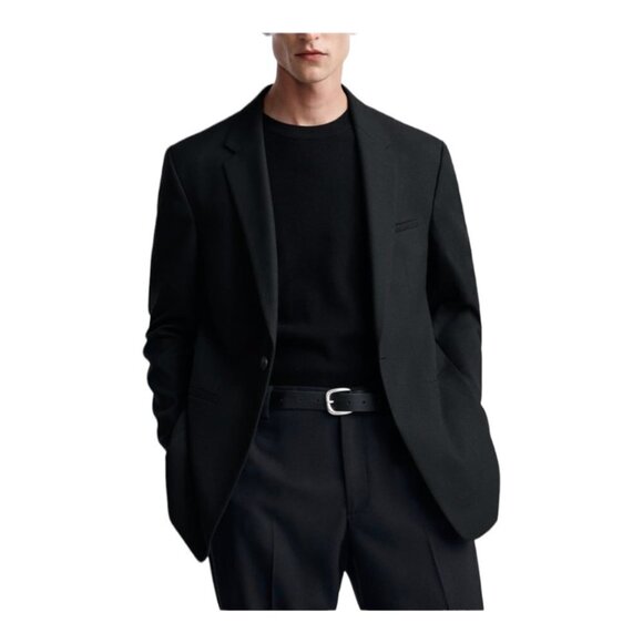 Zara Textured Suit Blazer - Picture 3 of 10